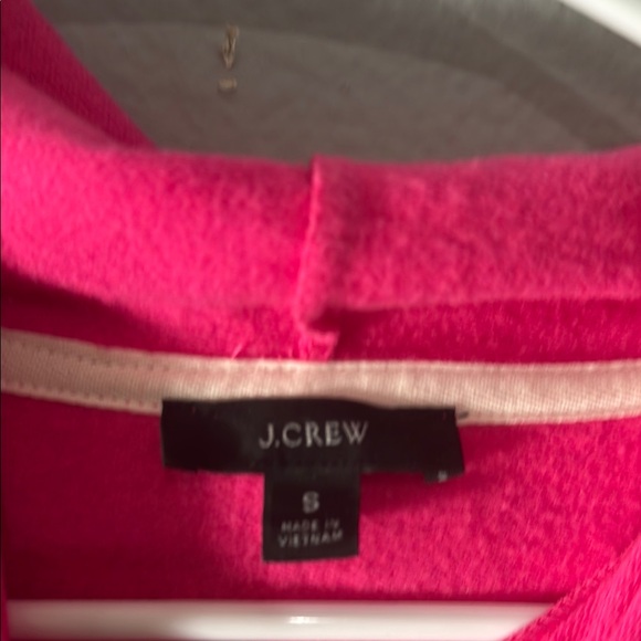 J. Crew Pink Hoodie with pockets Barbie pink barbiecore soft - Picture 3 of 10